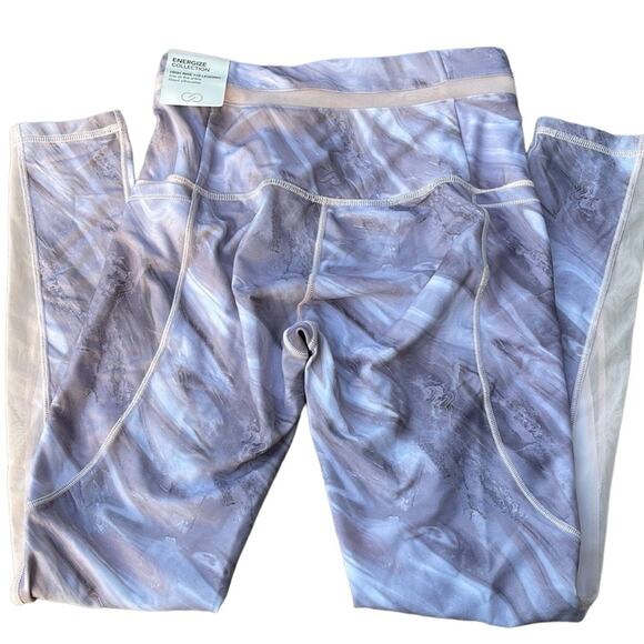 Calia Energize collection pink purple gray marble leggings size XS NEW - Picture 1 of 12